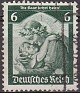 Germany 1935 Personajes 6 Pfennig Verde Scott 449